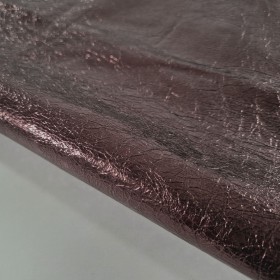 metallic leather