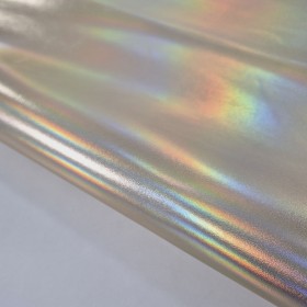 Piel de cabra suave anapada laminado metalizado