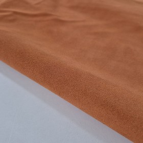 orange cowsuede leather