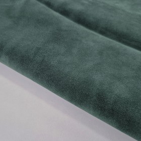 green cowsuede leather
