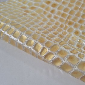 embossed leather pieces