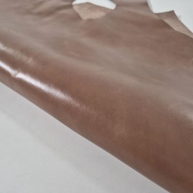 Retal de cuero taupe