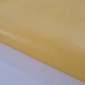 retal de cuero amarillo