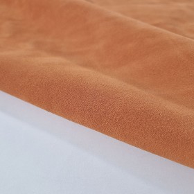 orange cowsuede leather