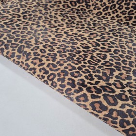 Estampación leopardo animal print sobre ante confección - curtidos sevillano