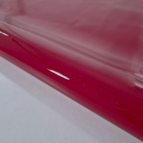 retales de charol vacuno rojo liso