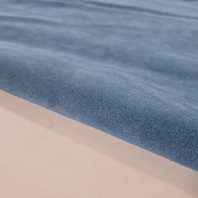 blue cowsuede leather