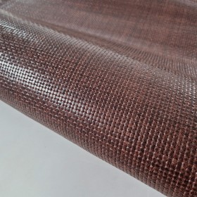 cuero trenzado marron chocolate