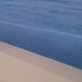 blue cowsuede leather