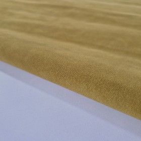 yellow cowsuede leather