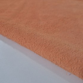 orange cowsuede leather