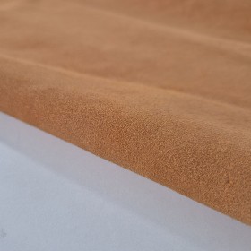orange cowsuede leather