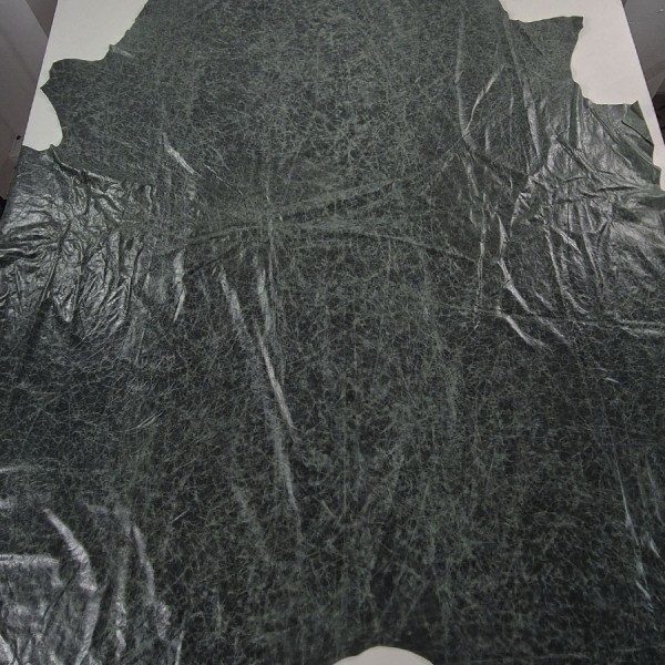 GREEN UPHOLSTERY LEATHER  4833