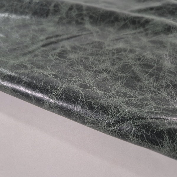 GREEN UPHOLSTERY LEATHER  4833