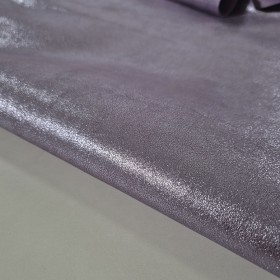 viola metallic goatsuede leather