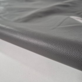 Cuero entero de piel vacuno curtido especial para tapicería gris oscuro