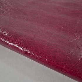 Hoja de cuero vacuno anilina  rojo