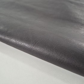 dark grey cow leather pieces