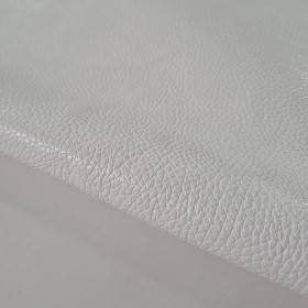 white aniline leather pieces