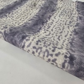 natural lizard embossed over goat leather