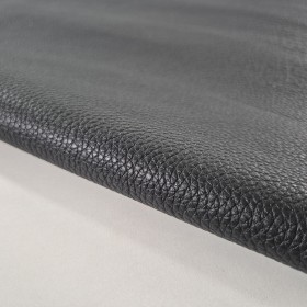 Black aniline cowleather natural finished milled finished