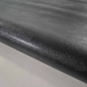 hoja cuero vacuno grabado saffiano negro
