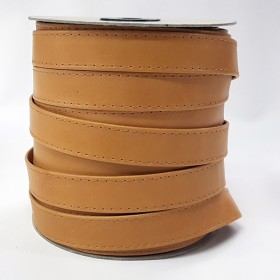 Brandy Sewn Leather Strap