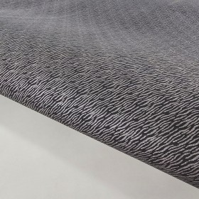 silver metallic over black cowleather piece