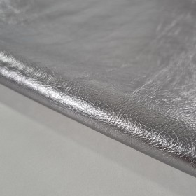 silver steel laminated cowleather pieces