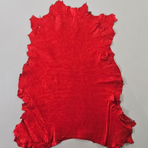 CUERO LAMINADO ROJO  4465