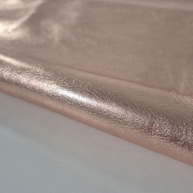 Hoja de piel vacuno metalizado bronce cobre