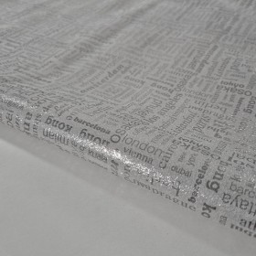 silver fantasy metallic cowsuede