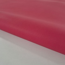 red smooth aniline napa lambskin leather