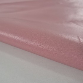 Piel de cordero anapado anilina liso brillo rosa suave