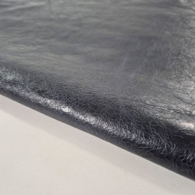 blue rustic vintage lambskin leather