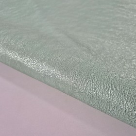 Green laminated sheepskin