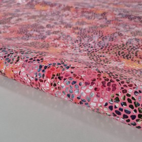 fuschia fantasy stamped gaudi over goatleather