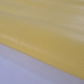 piel de cabra arruga natural en color amarillo