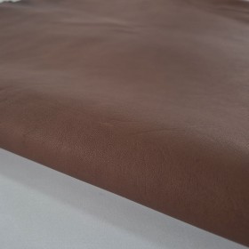 dark brown rustic smooth matt lambskin leather