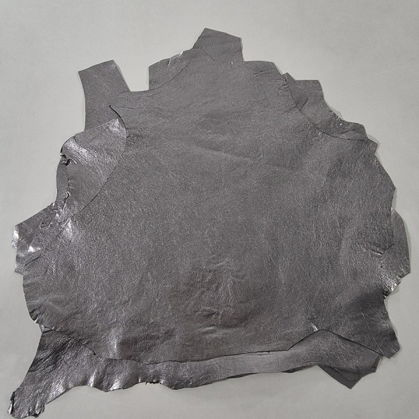 SILVER LAMINATED GOAT LEATHER  338