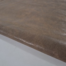 Piel de cuero serraje marron acabado envejecido