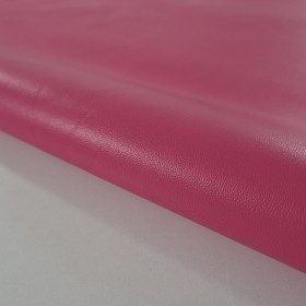 Pink fuschia aniline lambskin leather