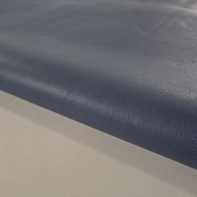 Blue aniline lambskin leather
