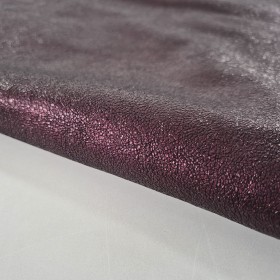 vacuno grabado laminado metalizado burdeos