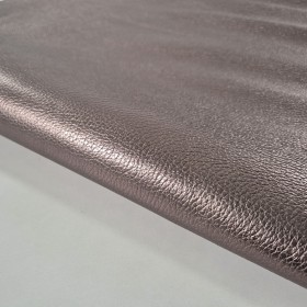 retal vacuno metalizado bombeado bronce con refuerzo textil