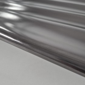 cuero vacuno laminado metalizado liso tono acero