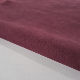 red burgundy nubuc leather