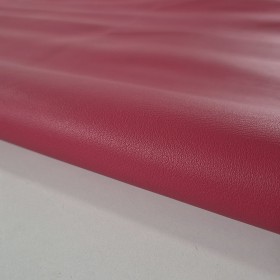 red aniline leather side