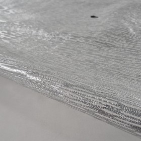 Silver metallic fantasy finished over cowleather side