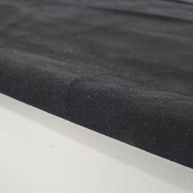 retales de serraje afelpado negro